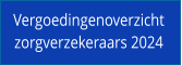 Vergoedingenoverzicht  zorgverzekeraars 2024